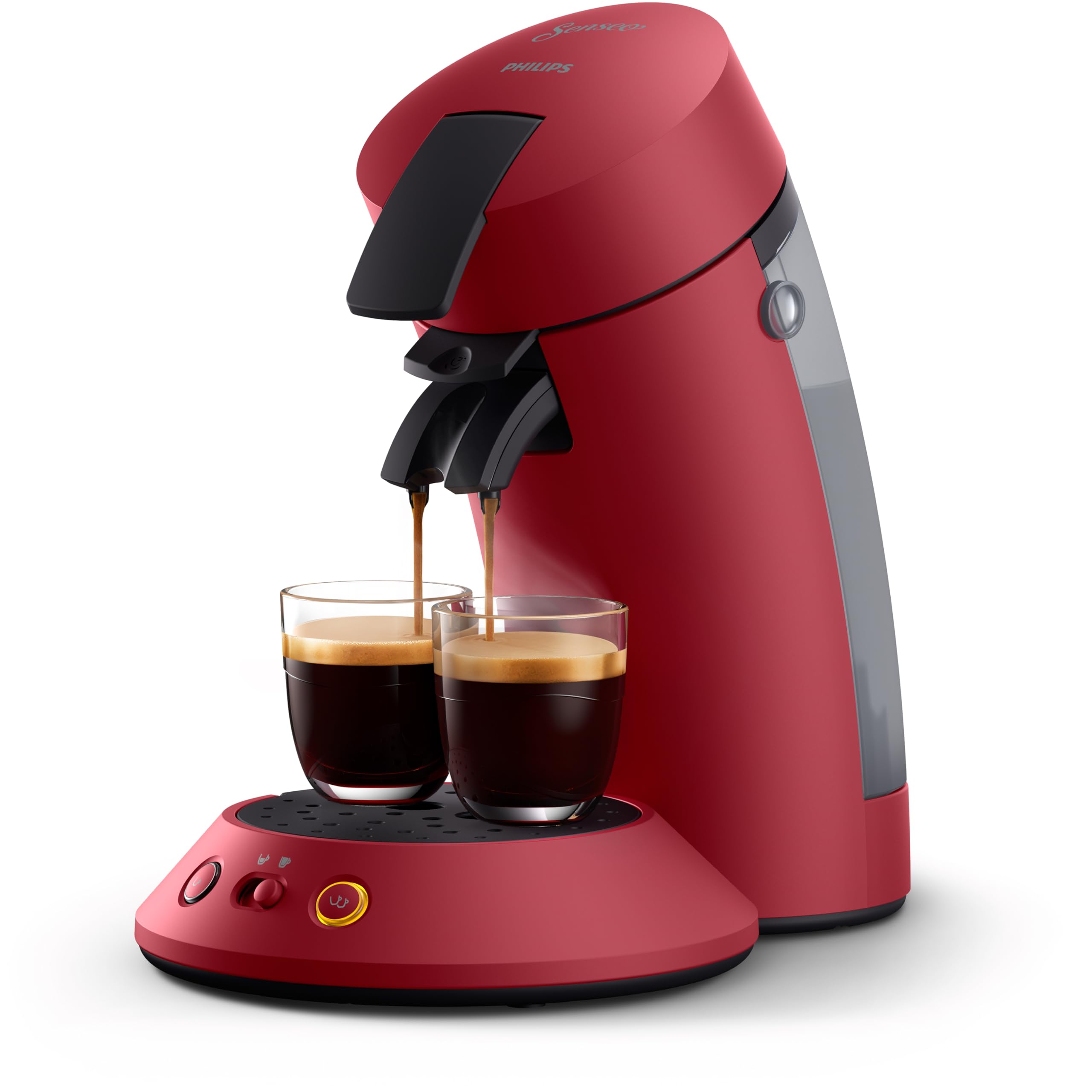 SENSEO Original Plus Machine à Café à Dosettes, Rouge CSA210/91
